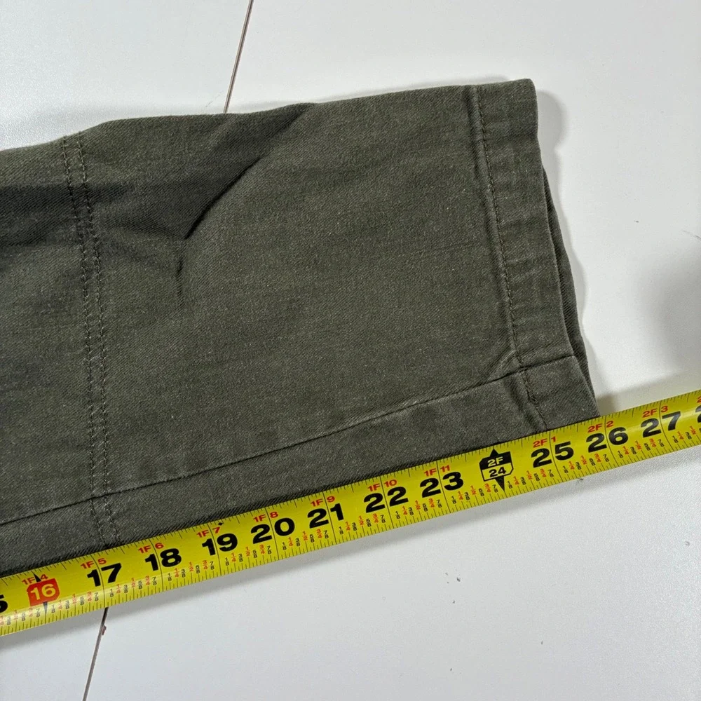 Banana Republic Tapered Surplus Cargo Pants 30x28 Vintage Green Utility Military
